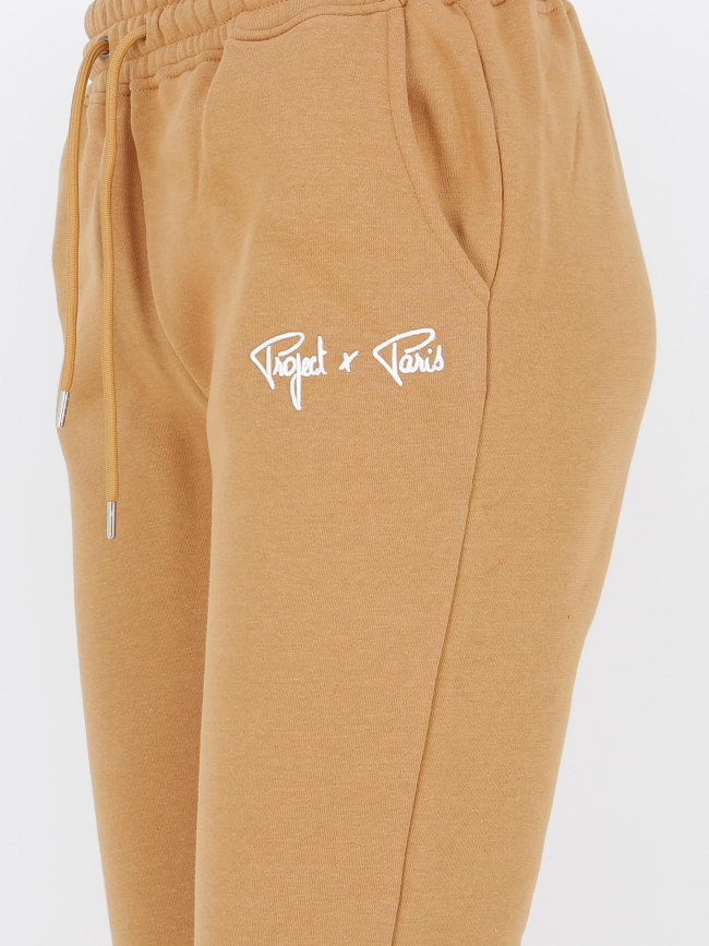 Jogging uni signature camel femme - Project X Paris