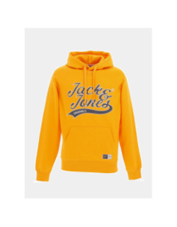 Sweat à capuche trevor jaune homme - Jack & Jones