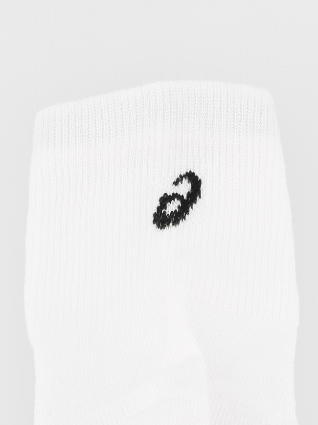 Pack 3 paires de chaussettes quarter blanc - Asics