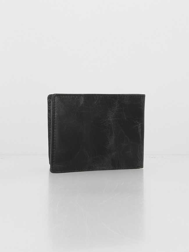 Portefeuille en cuir 3 volets noir homme - Oxbow