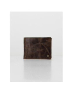 Portefeuille en cuir 3 volets marron homme - Oxbow