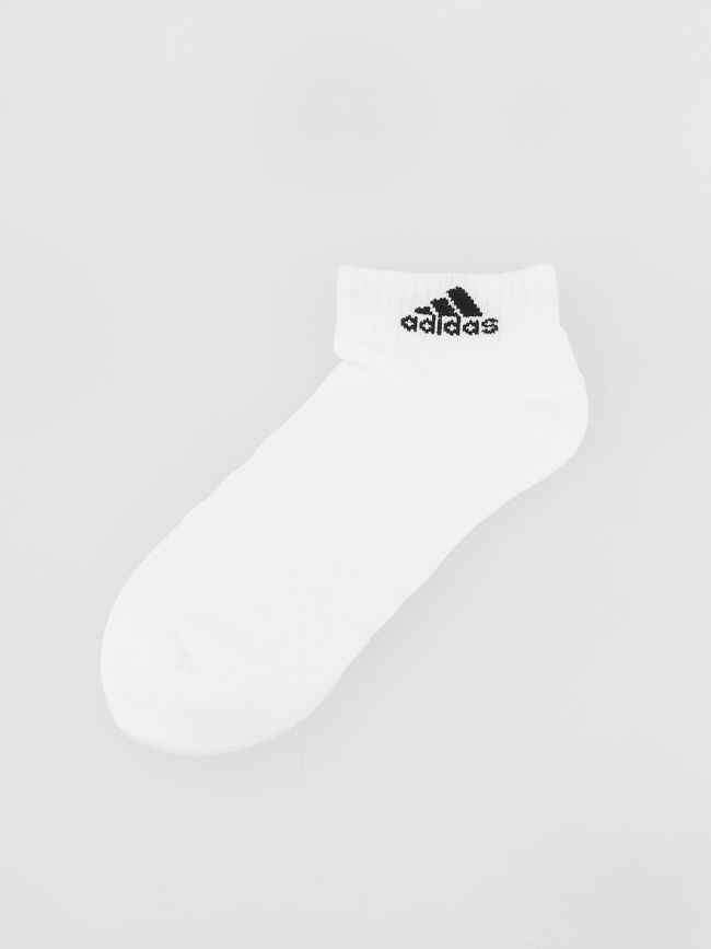 Pack 3 paires de chaussettes basses blanc - Adidas