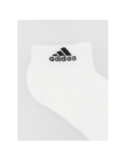 Pack 3 paires de chaussettes basses blanc - Adidas