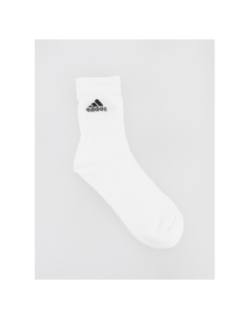 Pack 6 paires de chaussettes hautes amorti blanc - Adidas