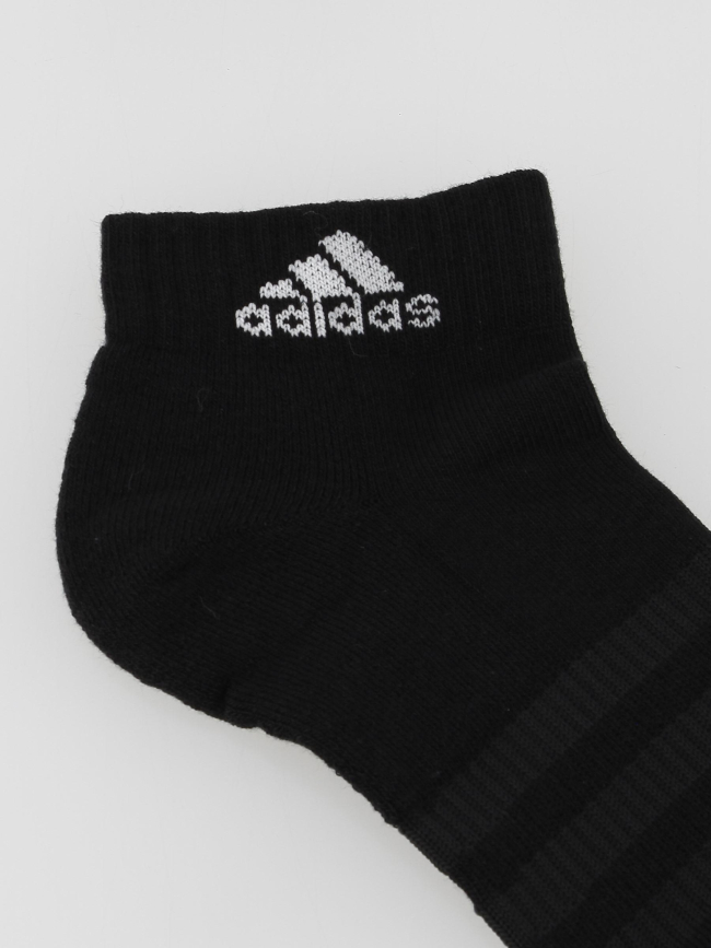 Pack 3 paires de chaussettes basses noir - Adidas