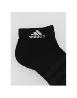 Pack 3 paires de chaussettes basses noir - Adidas