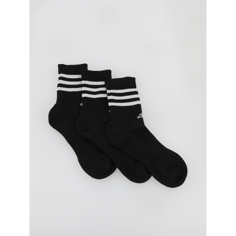 Pack 3 paires de chaussettes hautes 3S noir - Adidas