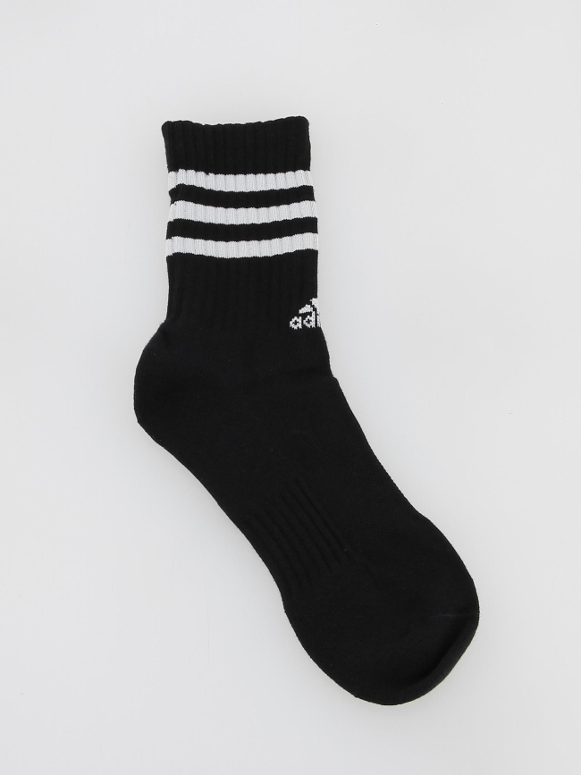 Pack 3 paires de chaussettes hautes 3S noir - Adidas