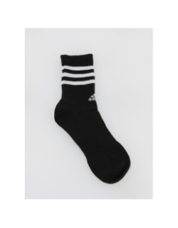 Pack 3 paires de chaussettes hautes 3S noir - Adidas