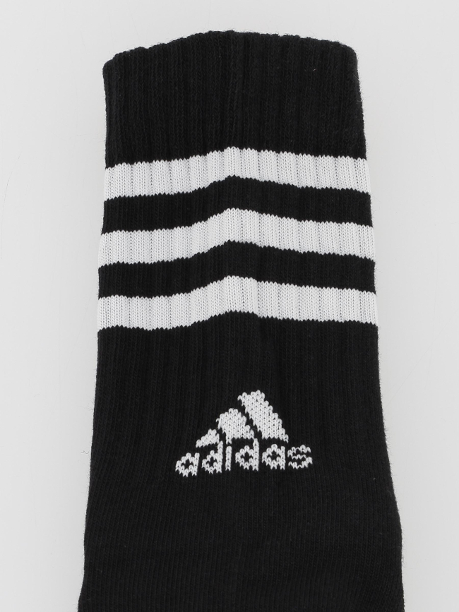 Pack 3 paires de chaussettes hautes 3S noir - Adidas