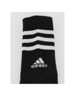 Pack 3 paires de chaussettes hautes 3S noir - Adidas