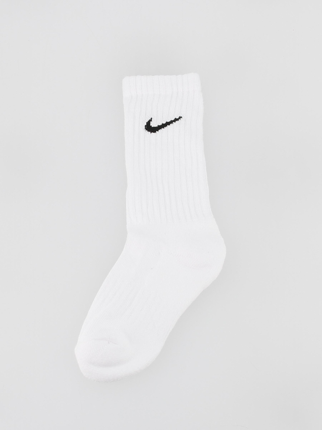 Pack 3 paires de chaussettes cush crew blanc - Nike