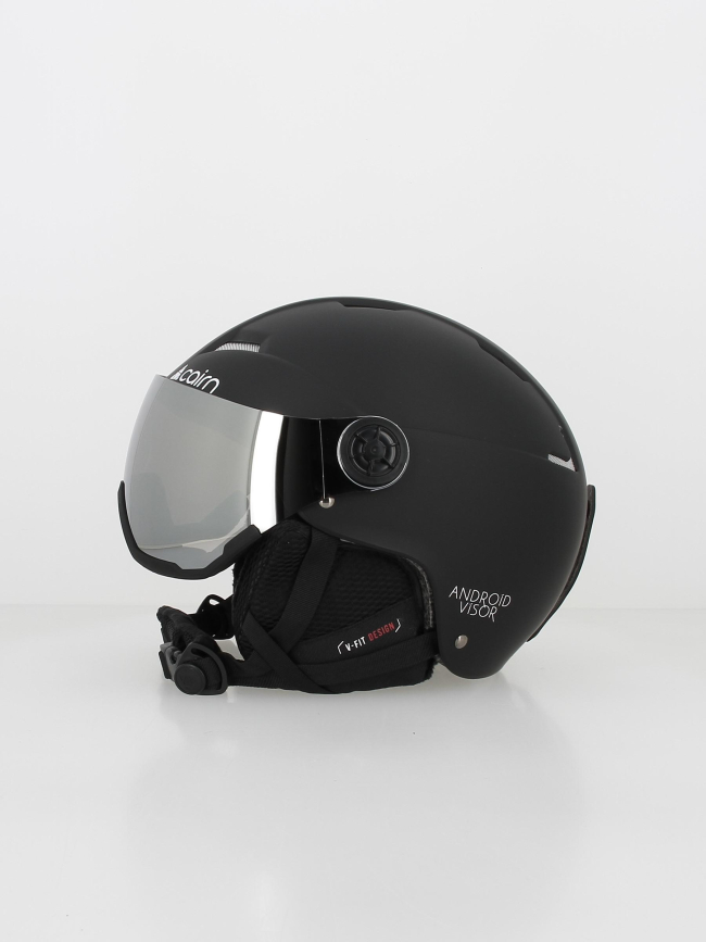 Casque de ski visière android visor noir - Cairn