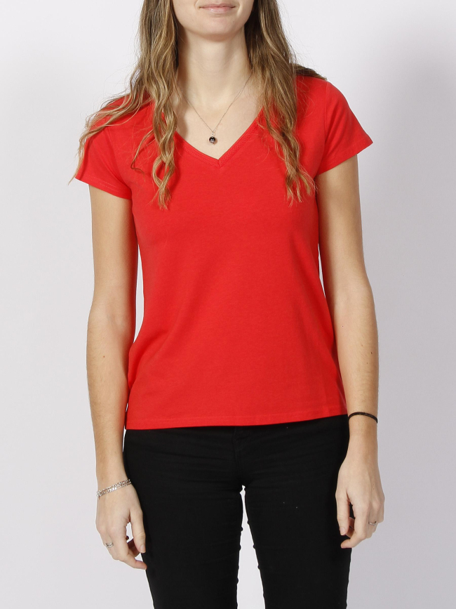T-shirt mia rouge femme - Teddy Smith