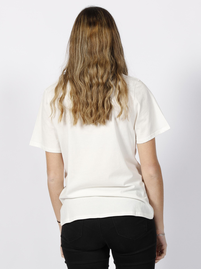 T-shirt wave blanc femme - Teddy Smith