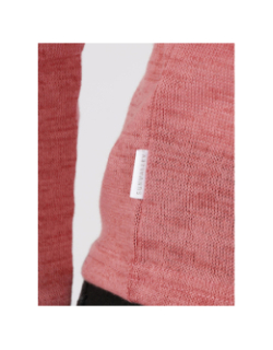 Pull fin à capuche deliboz knit rose femme - Sun Valley