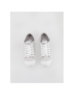 Chaussures en toile basic perle gris femme - Le Temps Des Cerises