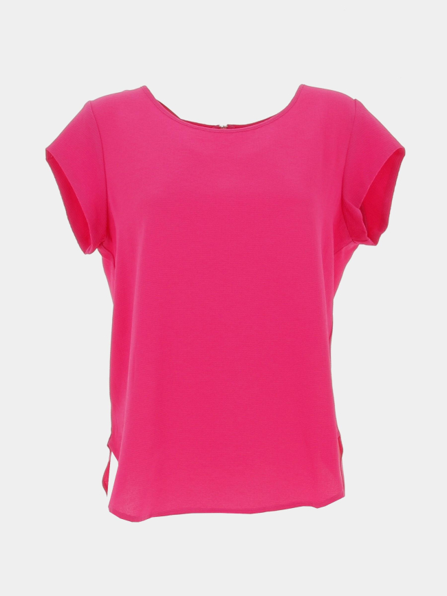 T-shirt vic rose fuchsia femme - Only