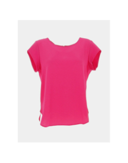 T-shirt vic rose fuchsia femme - Only