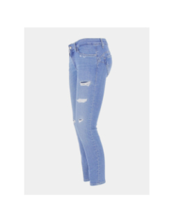 Jean cropped skinny wonder bridht bleu femme - Salsa