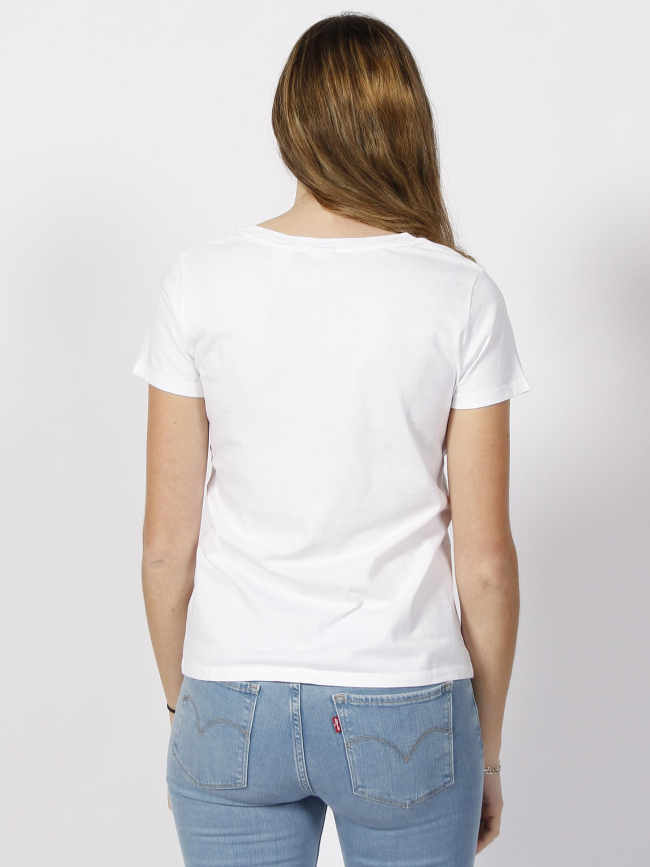 T-shirt perfect col v blanc femme - Levi's