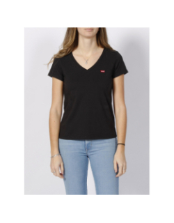 T-shirt perfect col v noir femme - Levi's