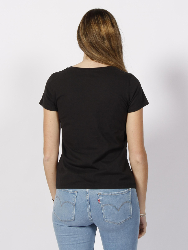 T-shirt perfect col v noir femme - Levi's