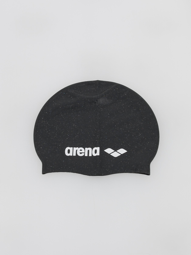 Bonnet de bain natation silicone recyclé noir - Arena