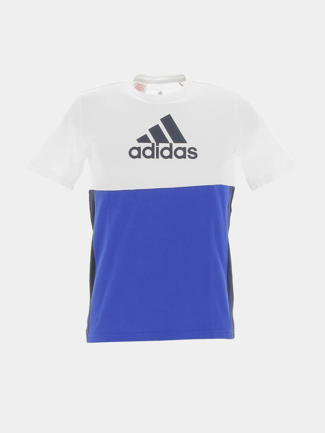 T-shirt u cb blanc/bleu marine garçon - Adidas