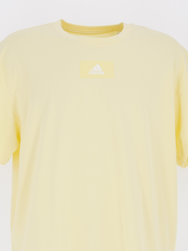 T-shirt coupe loose fv jaune homme - Adidas