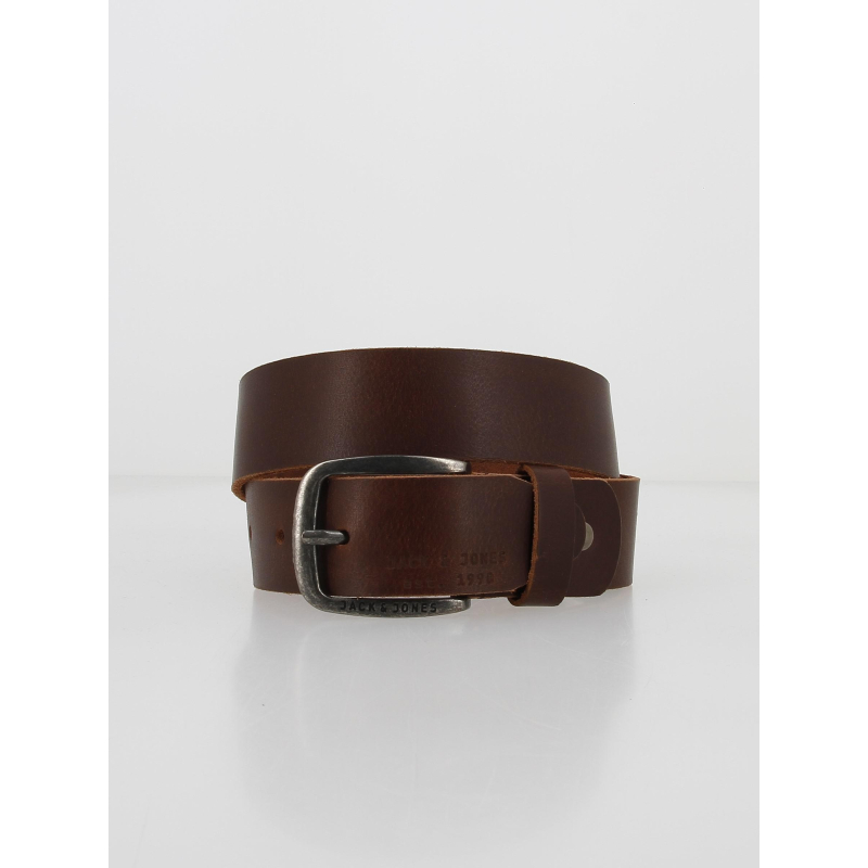 Ceinture en cuir paul marron foncé homme - Jack & Jones