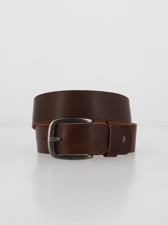 Ceinture en cuir paul marron foncé homme - Jack & Jones