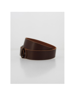 Ceinture en cuir paul marron foncé homme - Jack & Jones