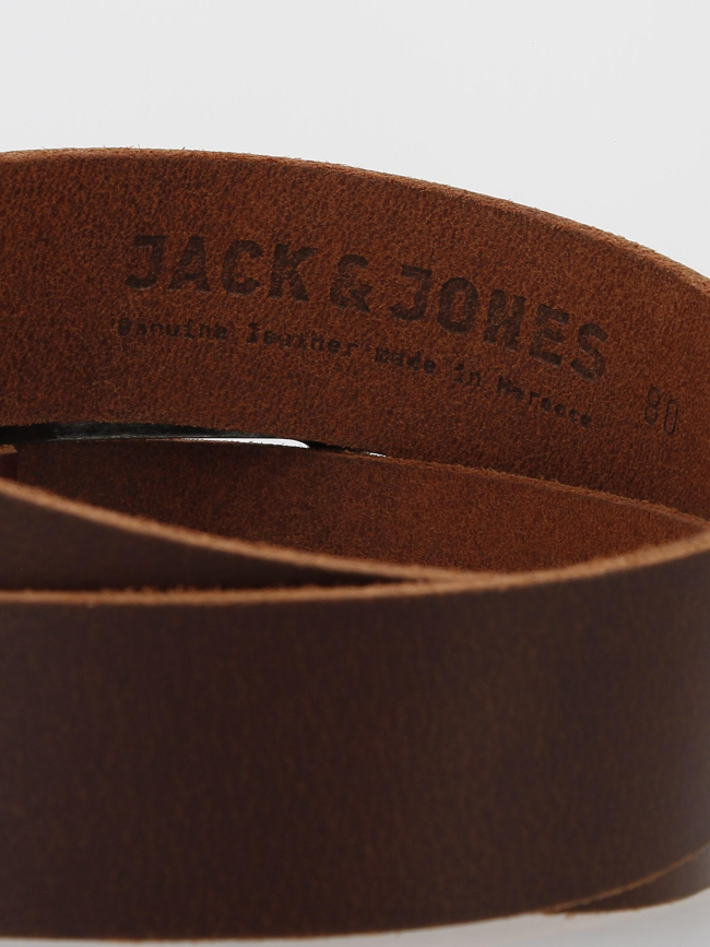 Ceinture en cuir paul marron foncé homme - Jack & Jones