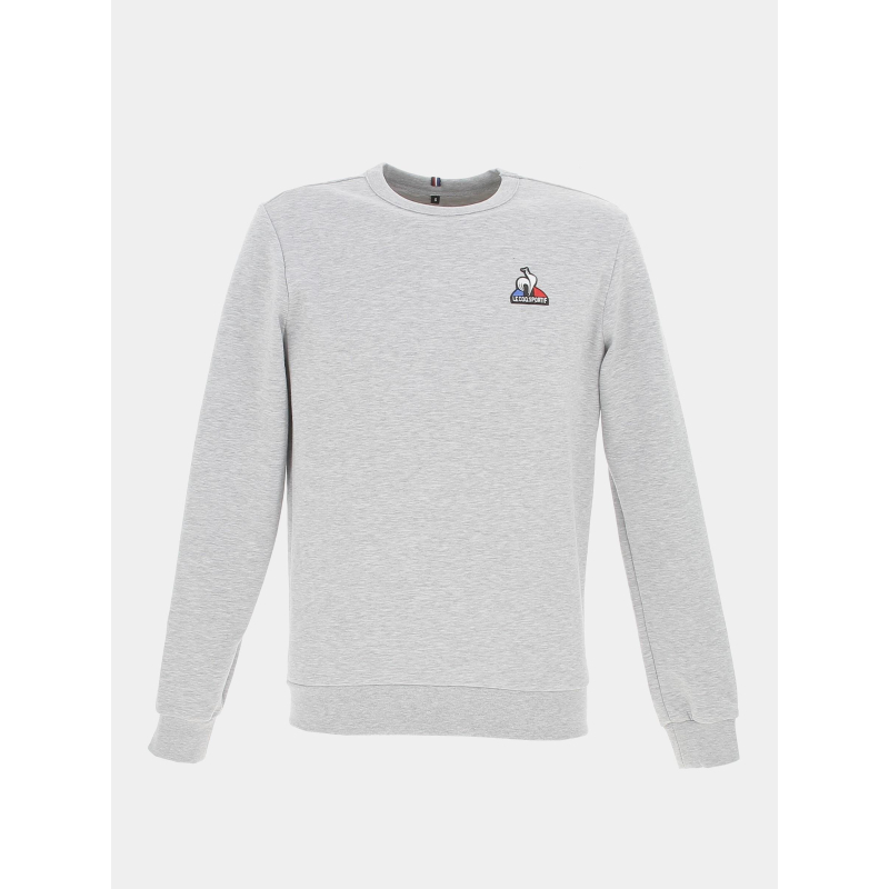 Sweat essential crew n4 gris chiné homme - Le Coq Sportif