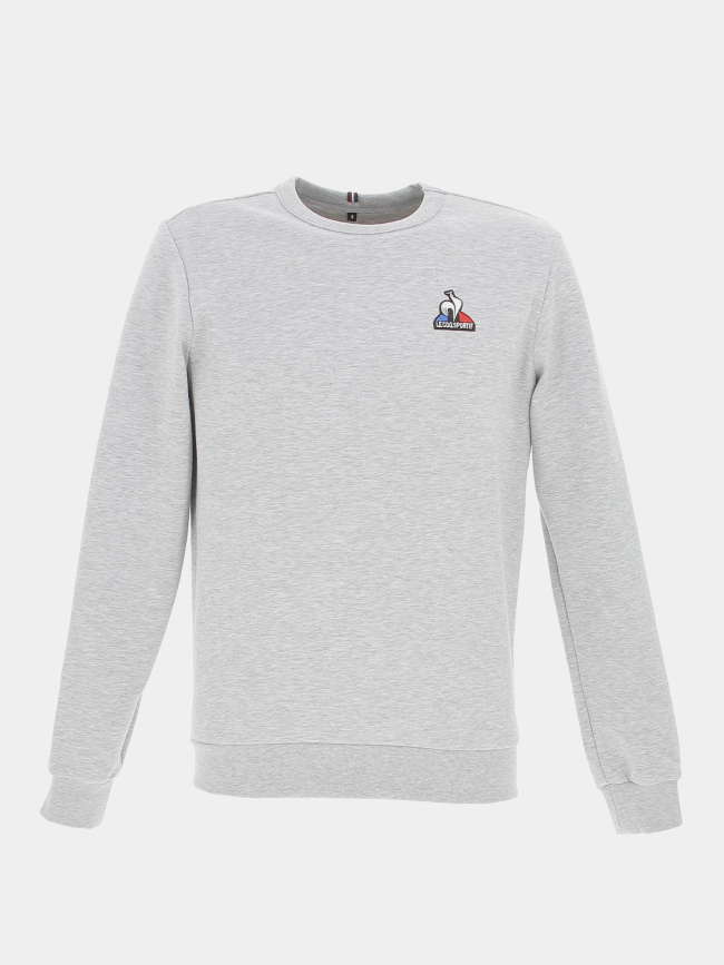 Sweat essential crew n4 gris chiné homme - Le Coq Sportif