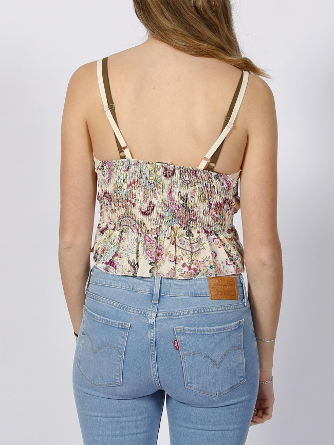 Caraco brodé beige femme - Culture Sud