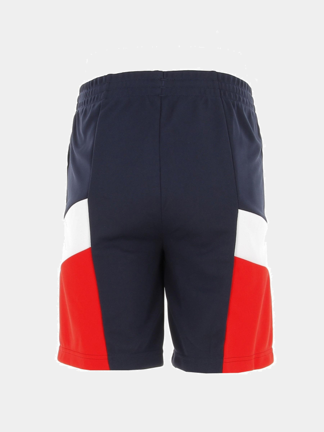 Short de sport tricolore bleu garçon - Adidas