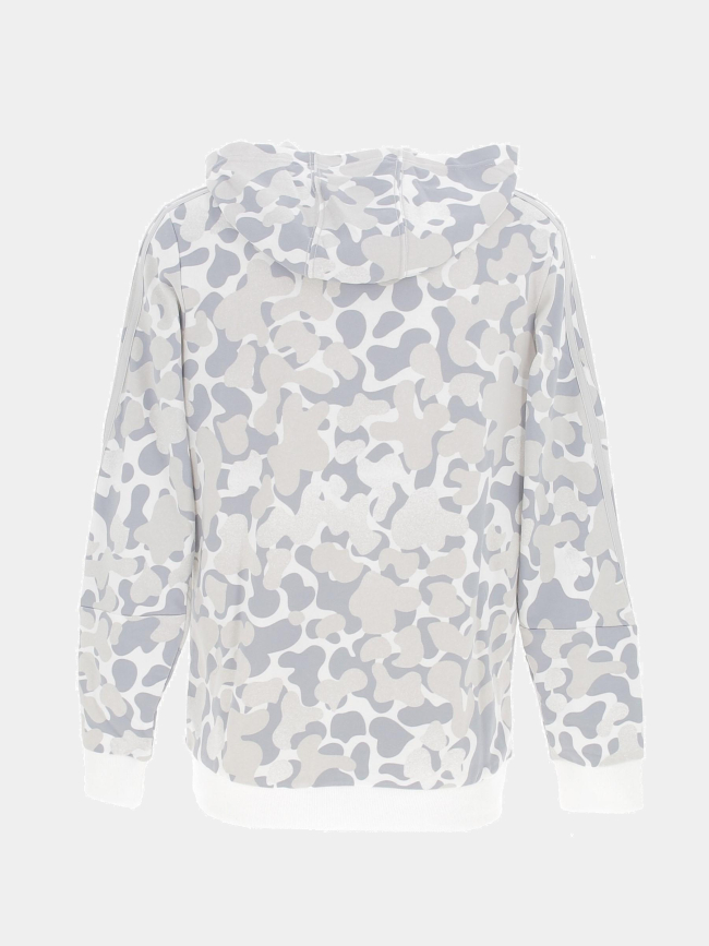 Sweat à capuche 3 bandes multicolore garçon - Adidas