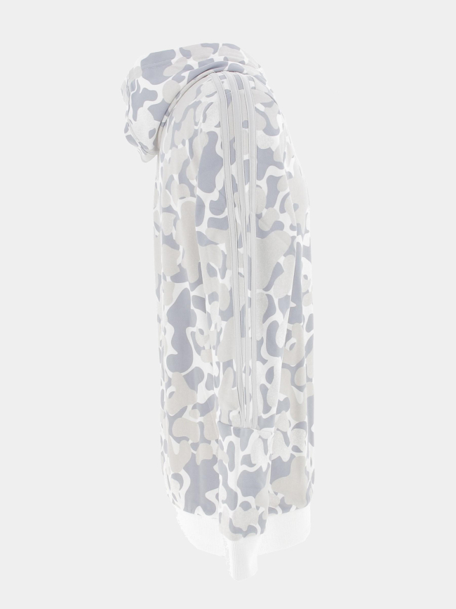 Sweat à capuche 3 bandes multicolore garçon - Adidas