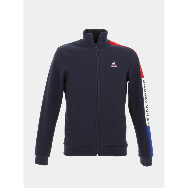 Gilet tricolore bleu marine homme - Le Coq Sportif