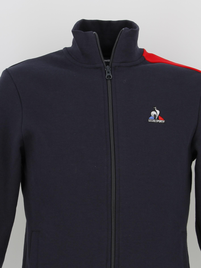 Gilet tricolore bleu marine homme - Le Coq Sportif