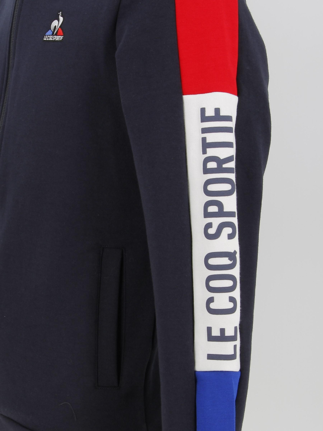 Gilet tricolore bleu marine homme - Le Coq Sportif