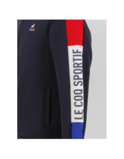 Gilet tricolore bleu marine homme - Le Coq Sportif