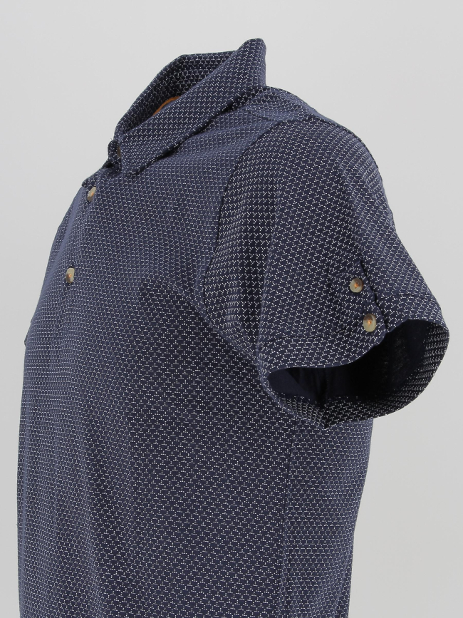 Polo rainleso bleu marine homme - Deeluxe