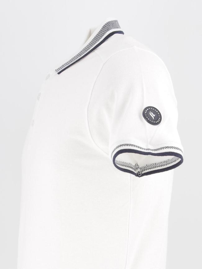 Polo stretch bohm blanc homme - Sun Valley