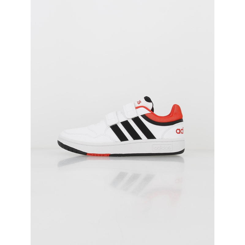 Baskets à scratch hoops 3.0 blanc enfant - Adidas