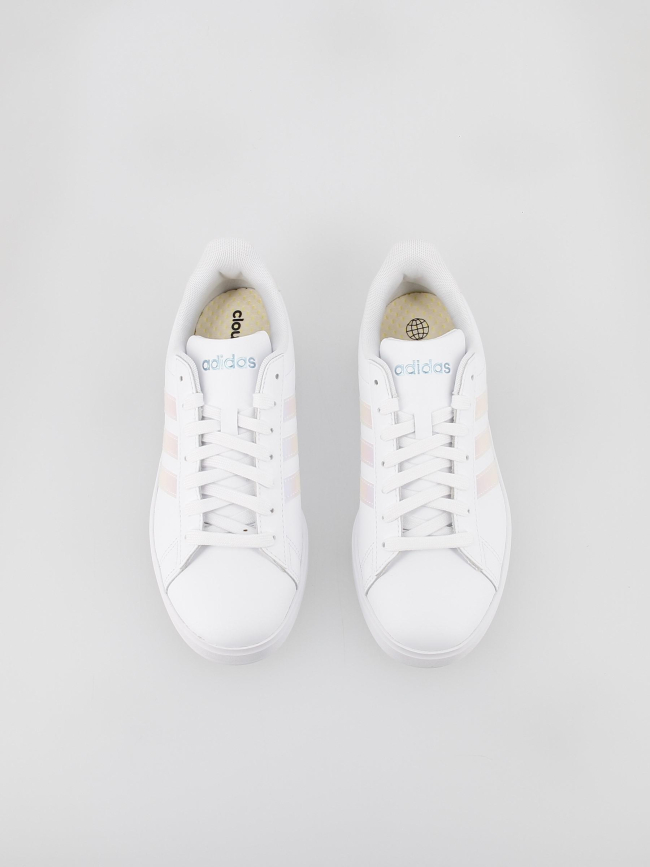 Grand court 2.0 baskets holographique blanc femme - Adidas