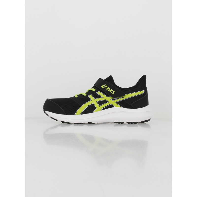 Chaussures de running scratch jolt 4 ps noir vert enfant - Asics