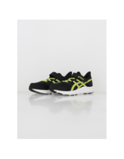 Chaussures de running scratch jolt 4 ps noir vert enfant - Asics